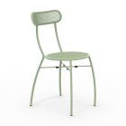 4 sillas de jardín de metal en diferentes colores Made in Italy - Hedge viadurini