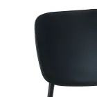 4 Sillas de Comedor en Acero y Polipropileno - Aquila viadurini