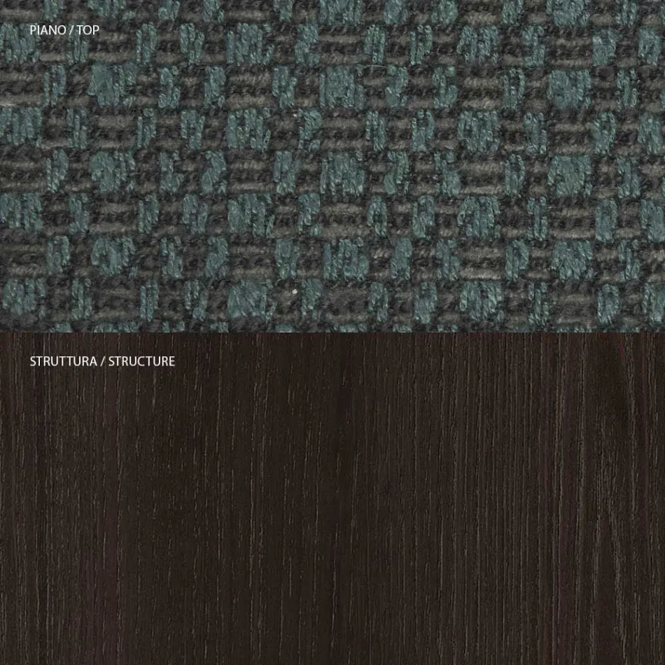 4 sillas de comedor en madera maciza de fresno y tela Made in Italy - Sulu viadurini