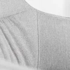 4 Sillas de Salón con Asiento de Tela y Estructura y Patas de Metal - Pino viadurini