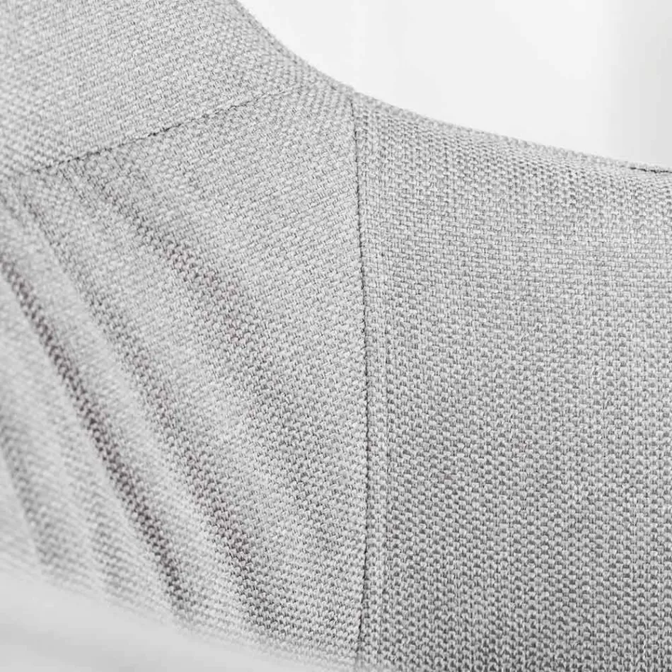 4 Sillas de Salón con Asiento de Tela y Estructura y Patas de Metal - Pino viadurini