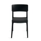 4 sillas apilables de polipropileno para salón en diferentes colores - Slancio viadurini