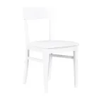 4 Sillas Realizadas con Asiento de Polipiel, Estructura y Patas de Madera Lacada - Taikiri viadurini