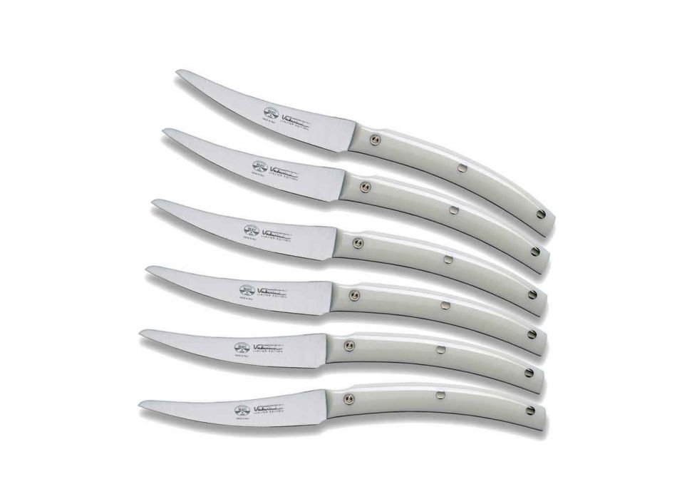 6 cuchillos de mesa Convivio Nuovo Berti exclusivos para Viadurini - Alonte viadurini