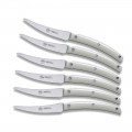 6 cuchillos de mesa Made in Italy, Berti en exclusiva para Viadurini - Alonte