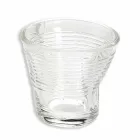 6 tazas de café con vasos arrugados en vidrio de diseño coloreado - Sarabi viadurini