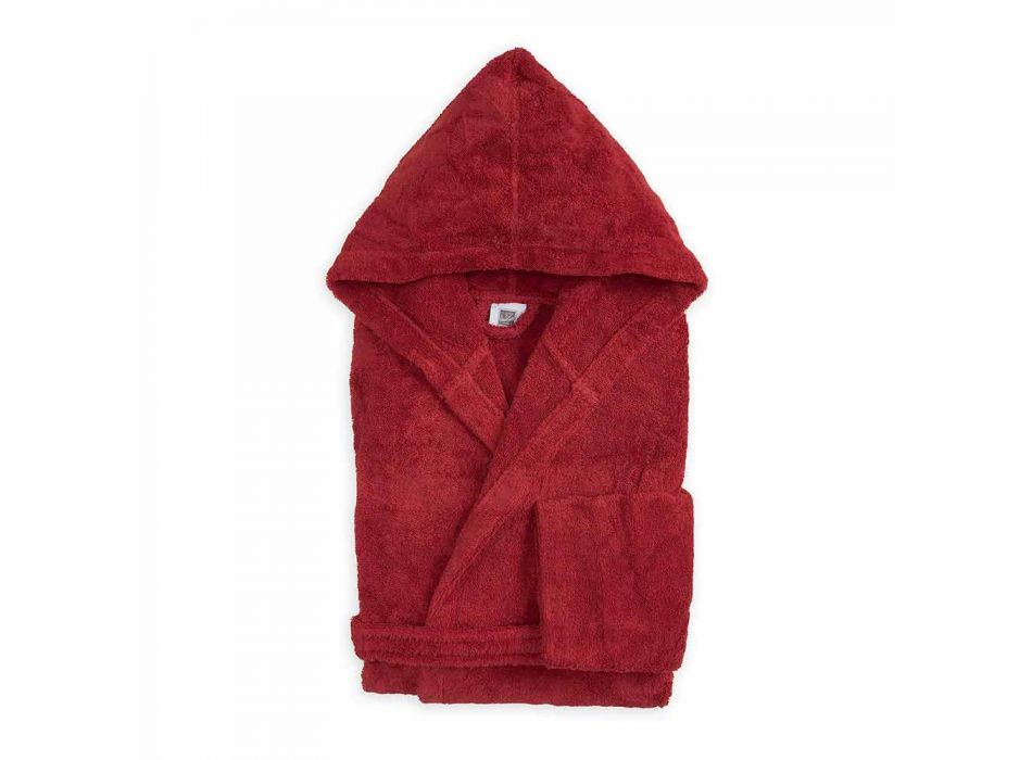 Albornoz de colores con capucha de lujo en felpa de algodón - Vuitton