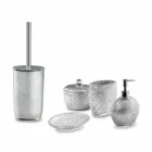 Accesorios de Baño en Resina Recubierta en Pan de Plata - Argentina viadurini