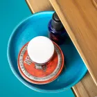 Accesorios de baño modernos en arcilla azul Made in Italy - Antonella viadurini