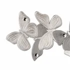 Percha de pared con diseño de mariposas 5pomelli made in Italy Brice viadurini