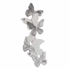 Percha de pared con diseño de mariposas 5pomelli made in Italy Brice viadurini