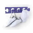 Perchero de pared de diseño en plexiglás de tres colores 2 piezas - Fratack viadurini