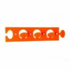 Perchero de pared de diseño en plexiglás de tres colores 2 piezas - Fratack viadurini