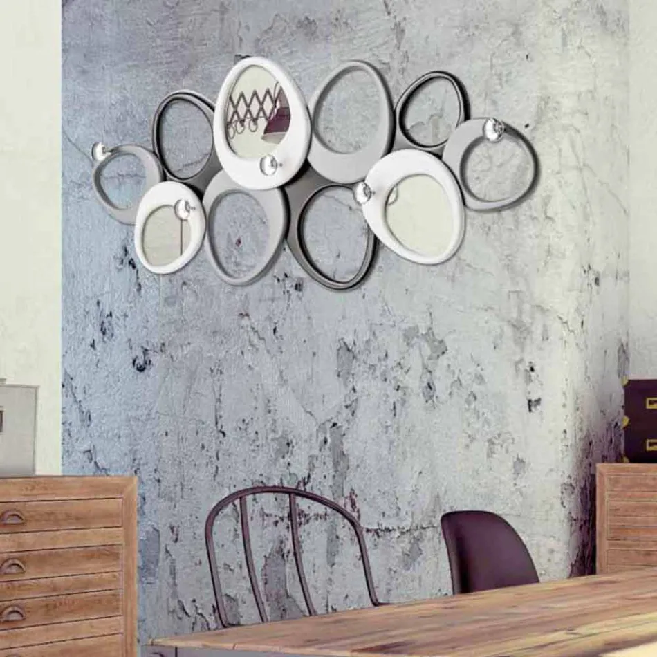 Percheros de pared de diseño Molecole de Viadurini Decor viadurini