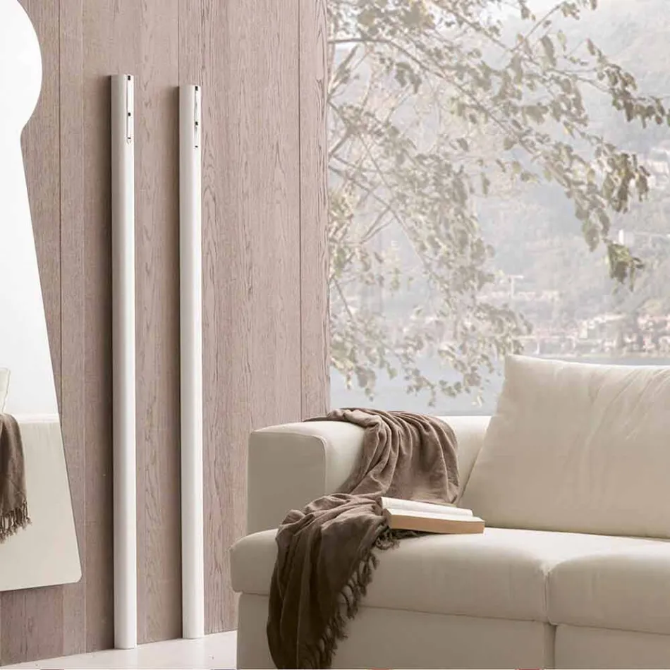 Perchero de pared en MDF lacado con gancho doble Made in Italy - Mercury viadurini