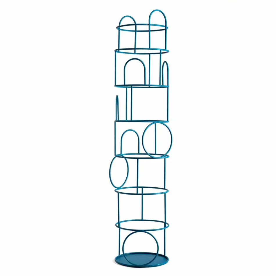 Perchero de pie de diseño en acero coloreado Made in Italy - Vituzzo viadurini