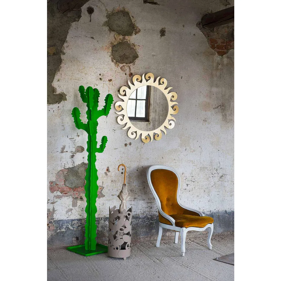 Percha de hierro de diseño moderno hecha en Italia - Donato viadurini