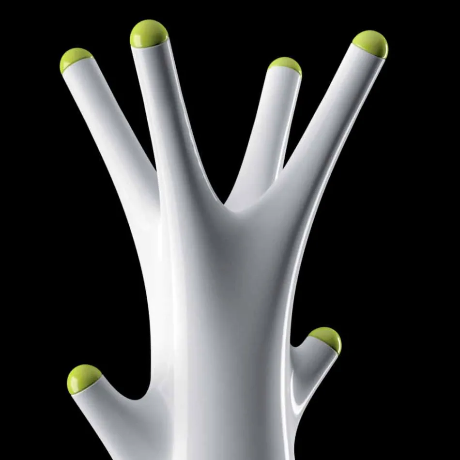 Perchero de pie con diseño de árbol en polietileno Made in Italy - Oldia viadurini