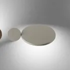 Aplique de pared metálico giratorio de 345° fabricado en Italia - Lumi viadurini