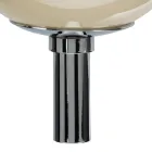 Lumira - Lámpara de pared de dos luces con placa vertical en cristal y metal. Fabricada en Italia. viadurini