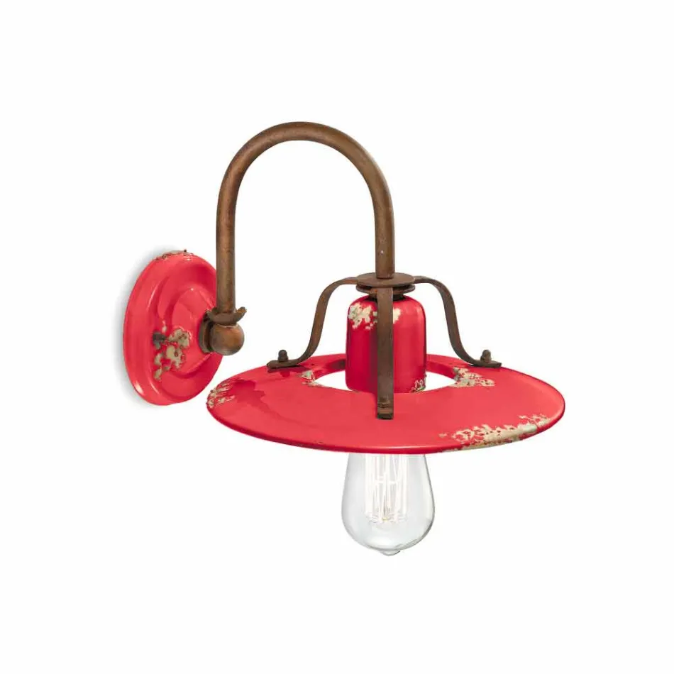 centro de atención país apliques en metal y cerámica Gladys Ferroluce viadurini