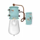 centro de atención Applique hecho a mano de cerámica de estilo urbano Bet Ferroluce viadurini