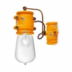 centro de atención Applique hecho a mano de cerámica de estilo urbano Bet Ferroluce viadurini