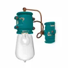 centro de atención Applique hecho a mano de cerámica de estilo urbano Bet Ferroluce viadurini