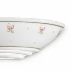 Aplique de Pared Media Luna en Cerámica Pintado a Mano Floral - Trieste viadurini