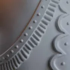 Lámpara de pared en cerámica blanca mate de diseño italiano moderno - Tucano viadurini