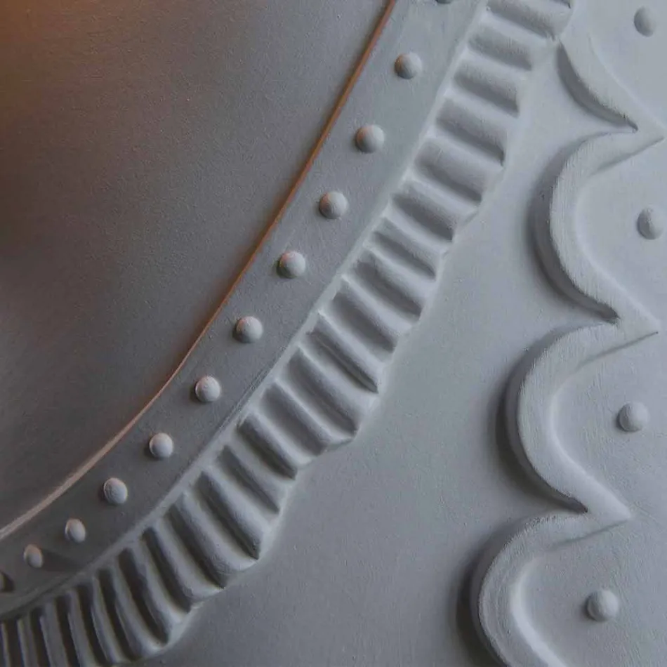 Lámpara de pared en cerámica blanca mate de diseño italiano moderno - Tucano viadurini