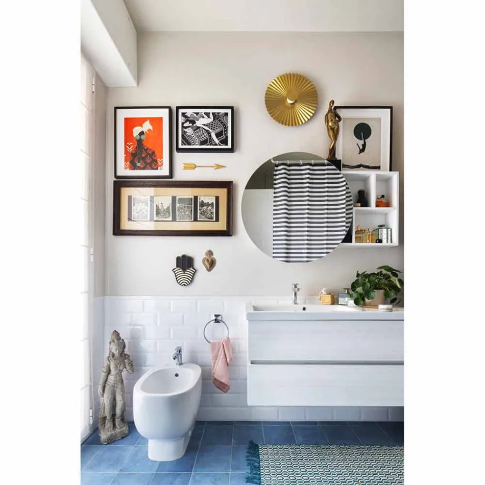 Aplique de pared de latón natural plisado 2 tamaños - Pliè by Il Fanale viadurini