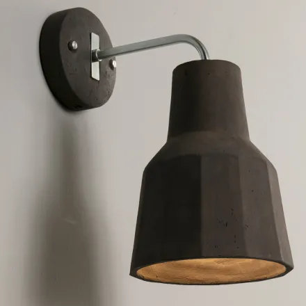 Apliques artesanales en mayólica toscana y latón Made in Italy - Toscot Rossi viadurini