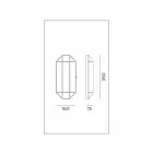 Lámpara de pared artesanal de vidrio y latón 1 o 2 luces - Bound by Il Fanale viadurini