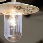 Lámpara de pared exterior de aluminio decorado pintado a mano clásico - Génova viadurini