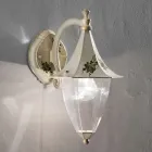 Aplique de Exterior en Aluminio Pintado a Mano y Decoración Edere - Arezzo viadurini