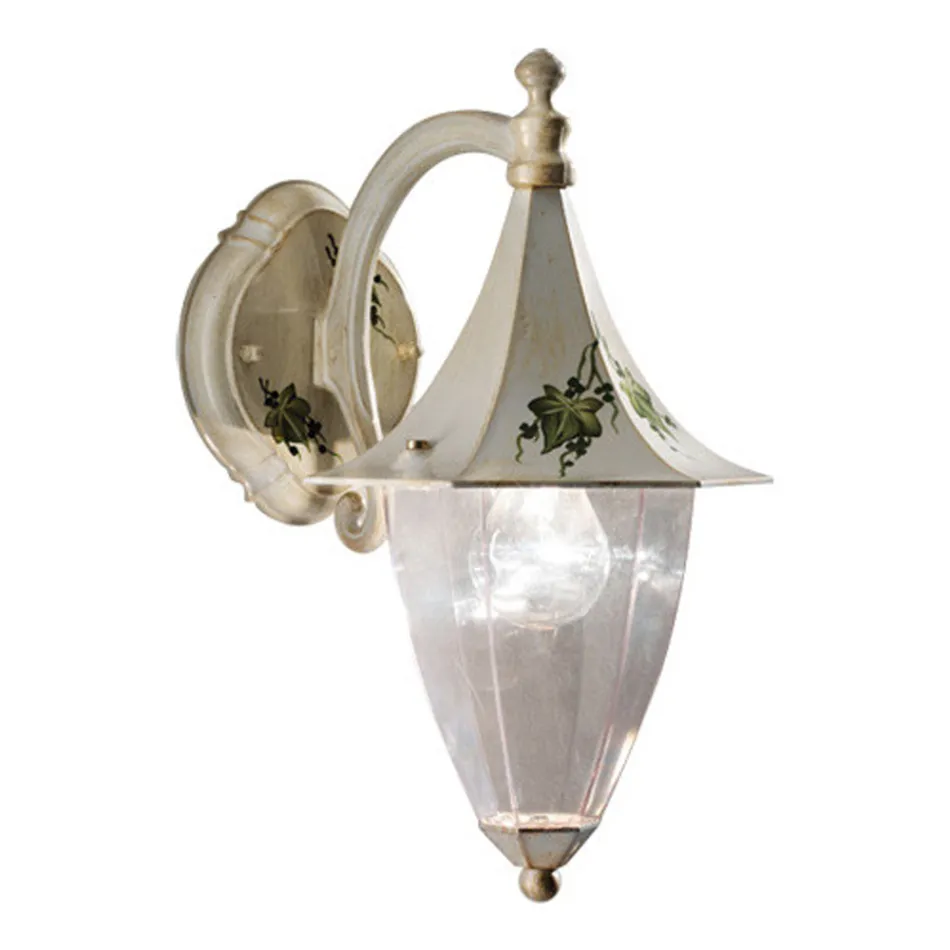 Aplique de Exterior en Aluminio Pintado a Mano y Decoración Edere - Arezzo viadurini