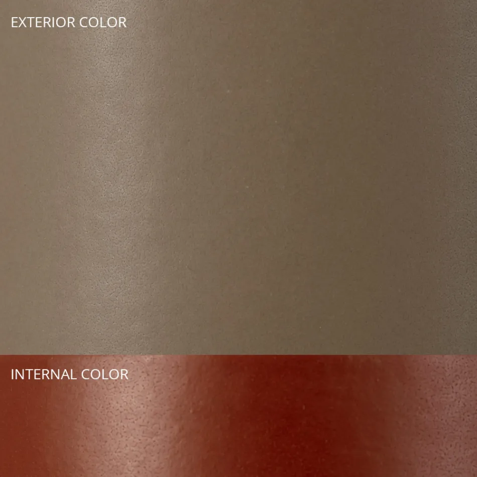 Lámpara de pared para exterior de mayólica toscana hecha a mano en Italia - Toscot Bistrò viadurini