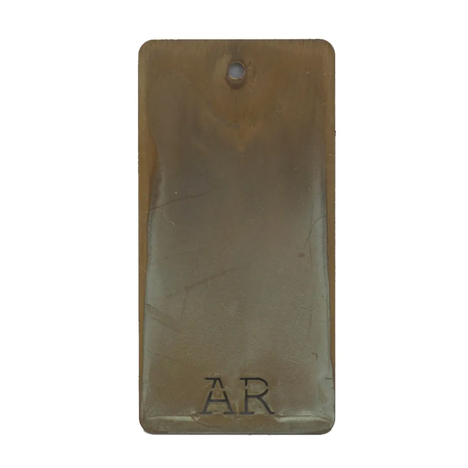 Aplique de pared vintage de latón para exterior, cristal opalino - Elfico viadurini