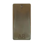 Aplique de pared vintage de latón para exterior, cristal transparente - Elfico viadurini