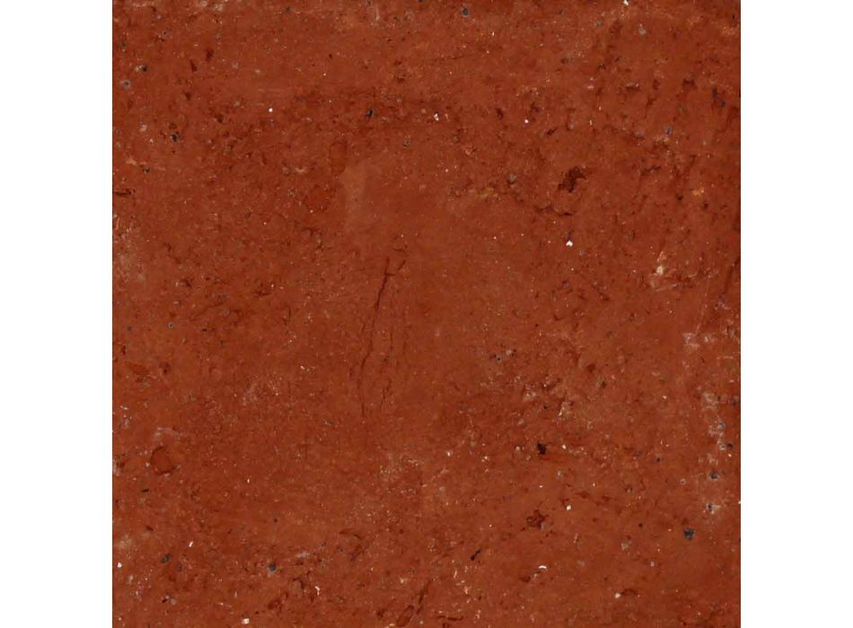 Aplique de exterior cuadrado, terracota coloreada - Toscot