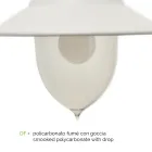 Aplique de exterior de estilo vintage en aluminio Made in Italy - Cassandra viadurini