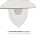 Aplique de exterior de estilo vintage en aluminio Made in Italy - Cassandra viadurini