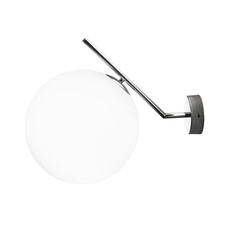 Aplique de pared de vidrio veneciano soplado a mano - Snow viadurini