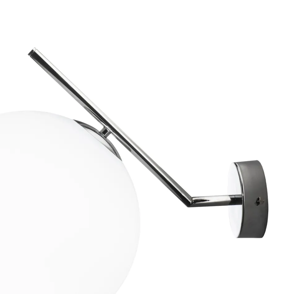 Aplique de pared de vidrio veneciano soplado a mano - Snow viadurini