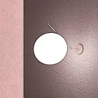 Aplique de pared de vidrio veneciano soplado a mano - Snow viadurini