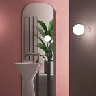 Aplique de pared de vidrio veneciano soplado a mano - Snow viadurini