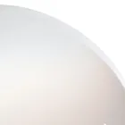 Isotta - Aplique de pared de cristal veneciano blanco, fabricado en Italia. viadurini