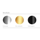 Lumira - Aplique de pared pequeño de cristal veneciano fabricado en Italia viadurini