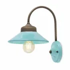 Se enciende en color de cerámica y metal pared Alice Ferroluce viadurini